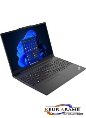 Lenovo Thinkpad E16 - 13eme GEN - 256 Go - 16 Go - Core i7 - Keur Arame Informatique - leader dans la distribution d'appareils électronique, informatique et électroménager au Sénégal et en Afrique de l'Ouest