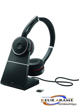 Casque Jabra Evolve 75 - formatique - leader dans la distribution d'appareils électronique, informatique et électroménager au Sénégal et en Afrique de l'Ouest