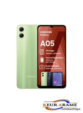 Galaxy A05 - 64 Go - 4 Go - Keur Arame Informatique - leader dans la distribution d'appareils électronique, informatique et électroménager au Sénégal et en Afrique de l'Ouest