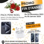 iPhone 15 PRO MAX - 256 Go - Sim Physique + Airpod PRO 2eme Gen