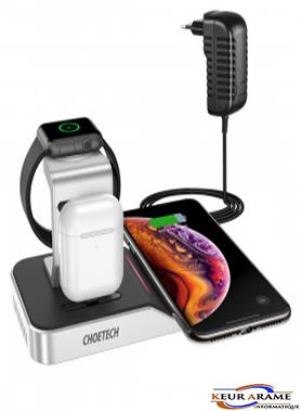 MFi Certificated 4-in-1 Wireless Charging Dock - T316-EU