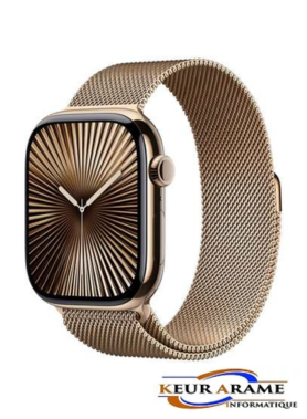 Apple Watch Series 10 46mm - Titane Or