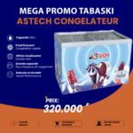 Congelateur Astech Horizontal Vitrine 500 Litres