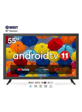 West Smart TV 55 Pouces - Keur Arame Informatique Leader dans la distribution d'appareils électroniques au Sénégal et en Afrique de l'Ouest